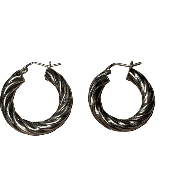 925 Sterling Silver Bracelets and Earrings Set - Picture 5 of 14